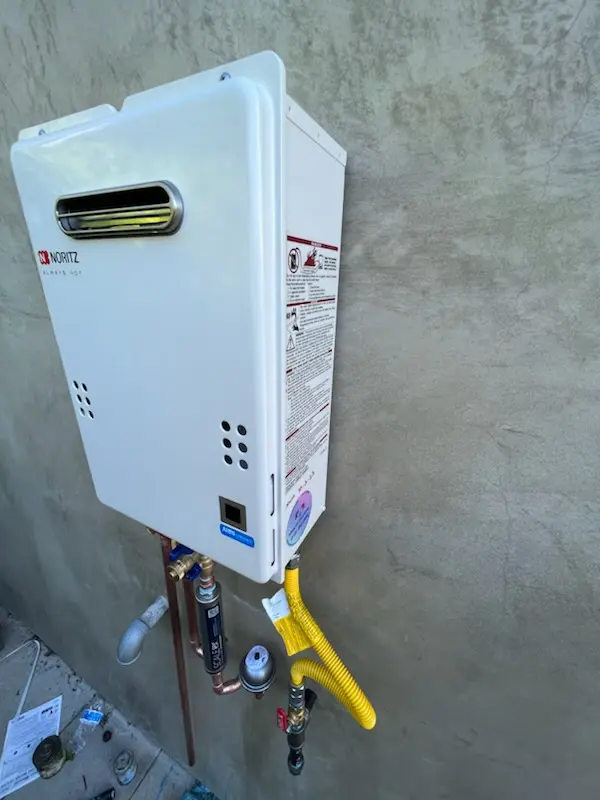 Tankless water heater installation for Rancho San Joaquin homes